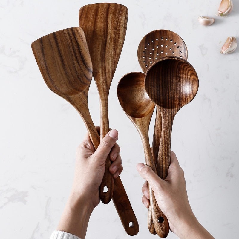Natural Wood Tableware - Mix and Match - High Street Cottage