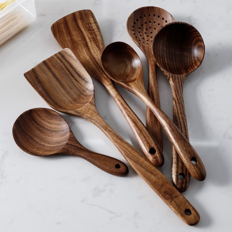 Natural Wood Tableware - Mix and Match - High Street Cottage