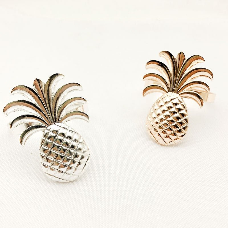 Pineapple Napkin Rings - Set 10 - High Street Cottage
