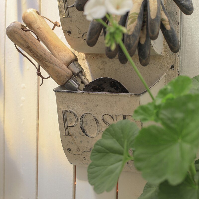 Retro Distressed Mailbox - Wall Mounted Letter Holder - High Street Cottage