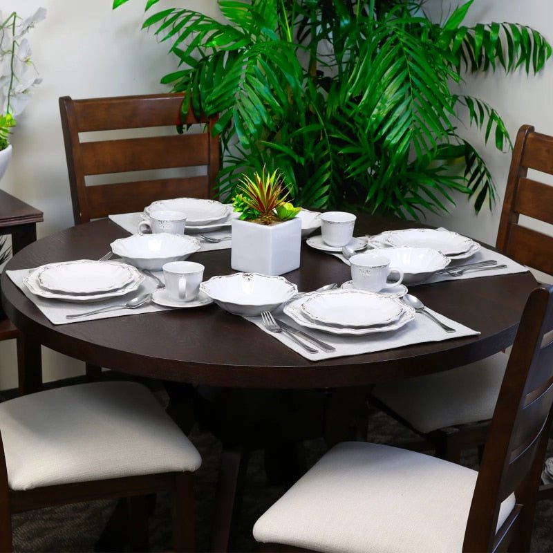 Rustic Fleur De Lys Dinnerware Set - High Street Cottage