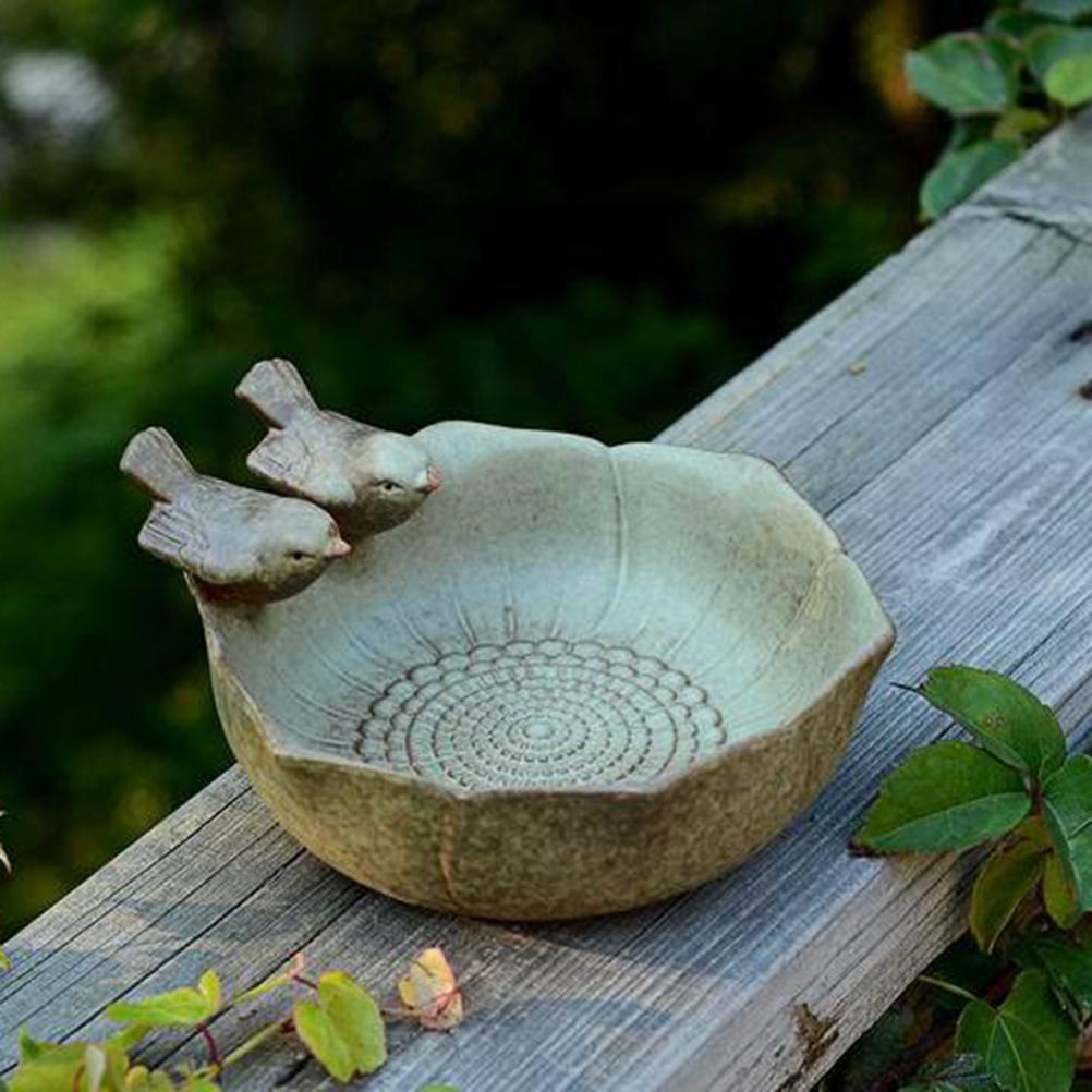 Sculpted Copper Bird Bath or Bird Feeder - High Street Cottage