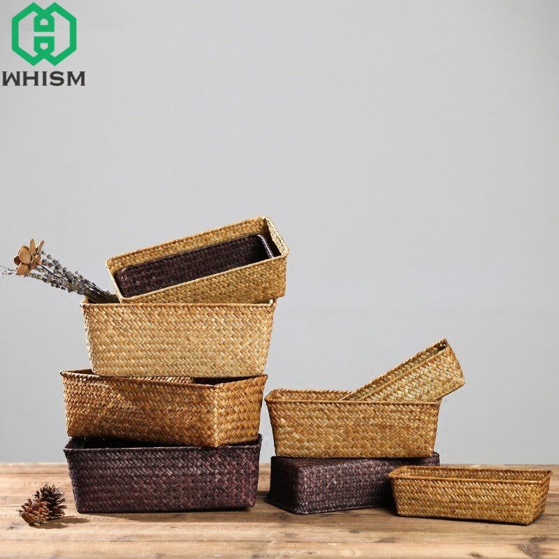 Seagrass Storage Baskets - High Street Cottage