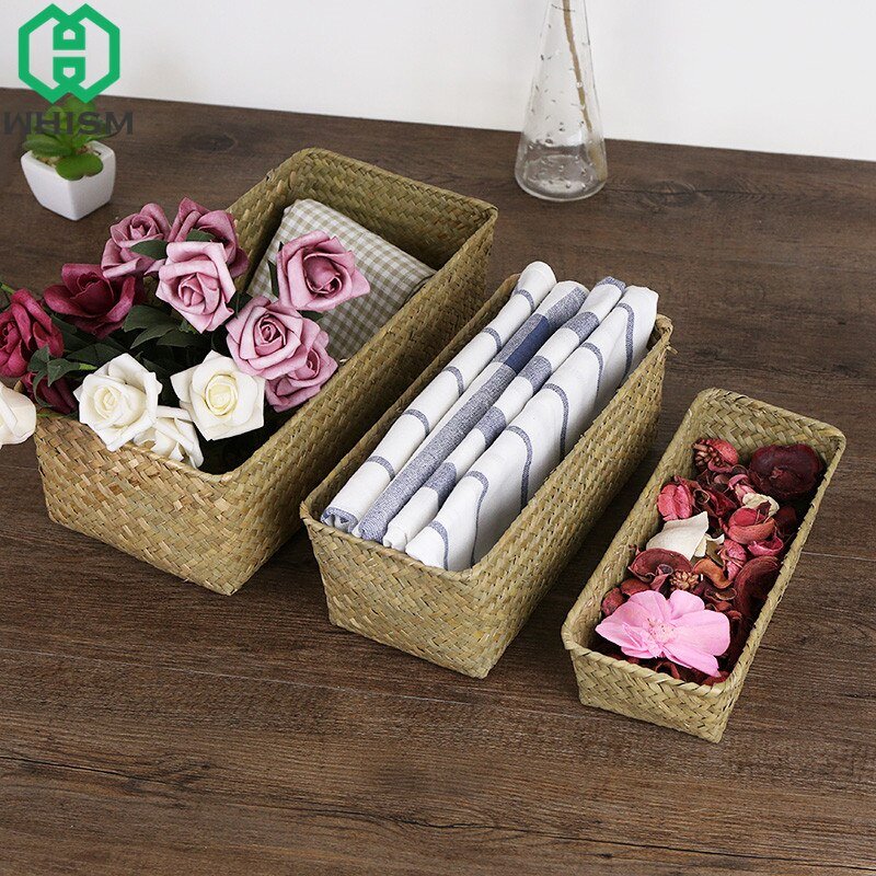Seagrass Storage Baskets - High Street Cottage