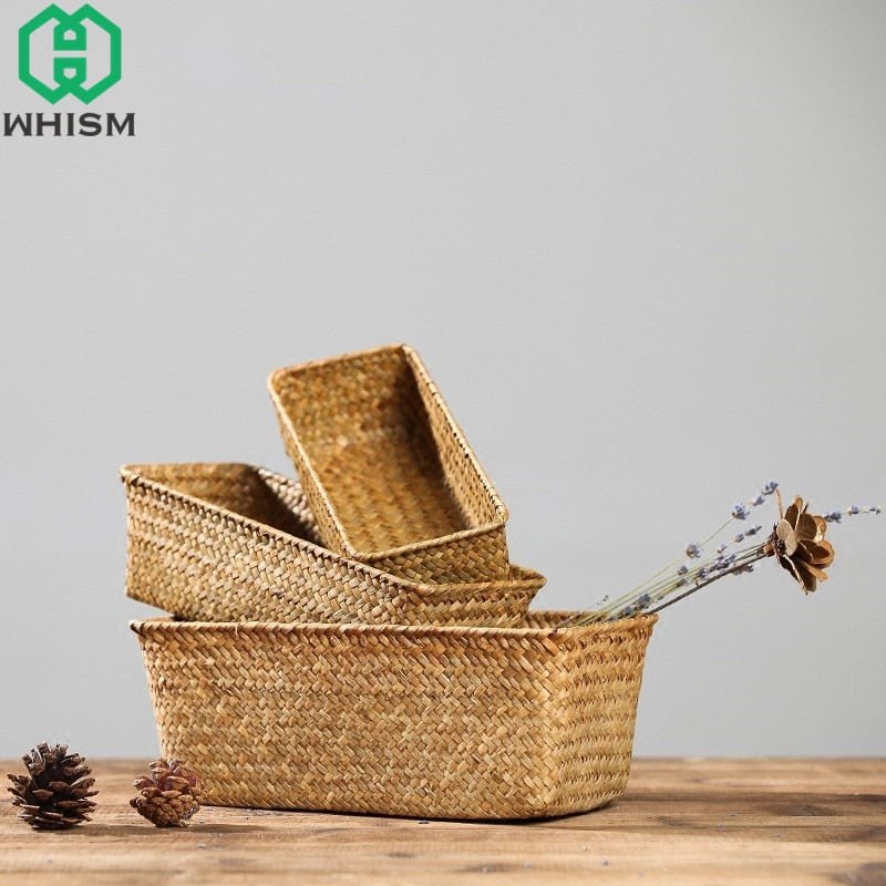 Seagrass Storage Baskets - High Street Cottage