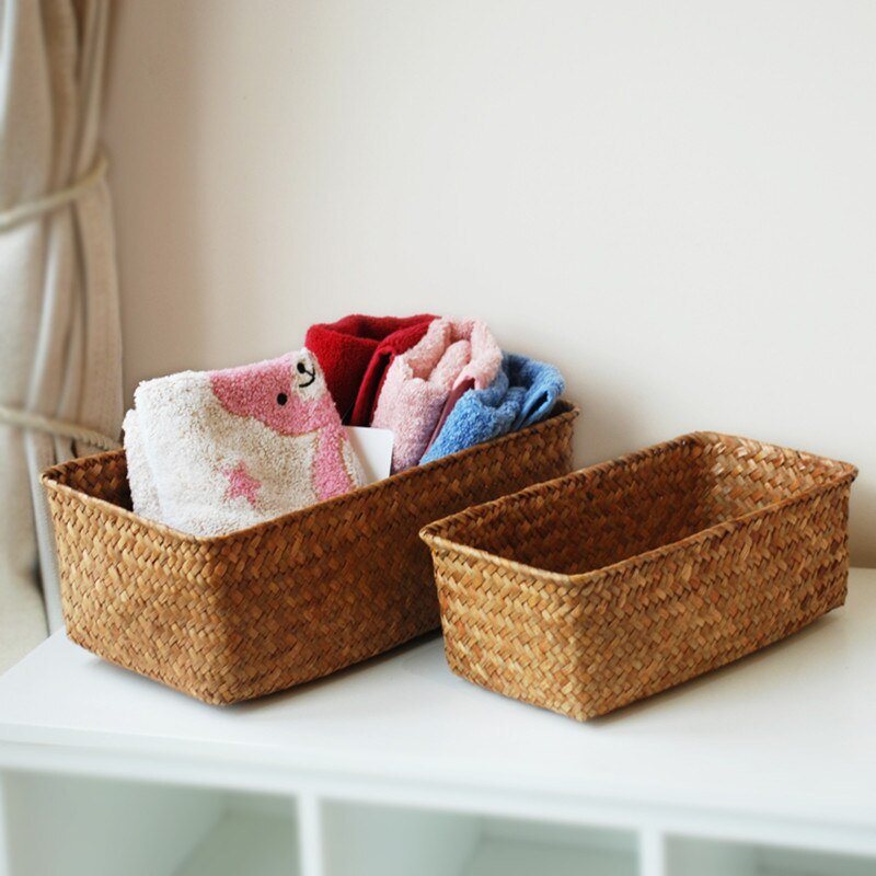 Seagrass Storage Baskets - High Street Cottage
