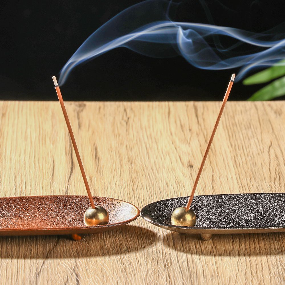 Simple Metallic Stick Incense Burner - High Street Cottage