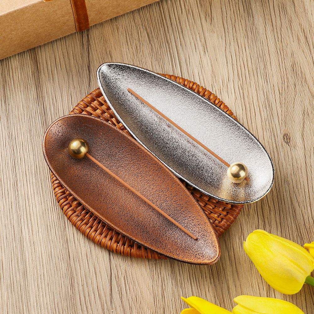 Simple Metallic Stick Incense Burner - High Street Cottage