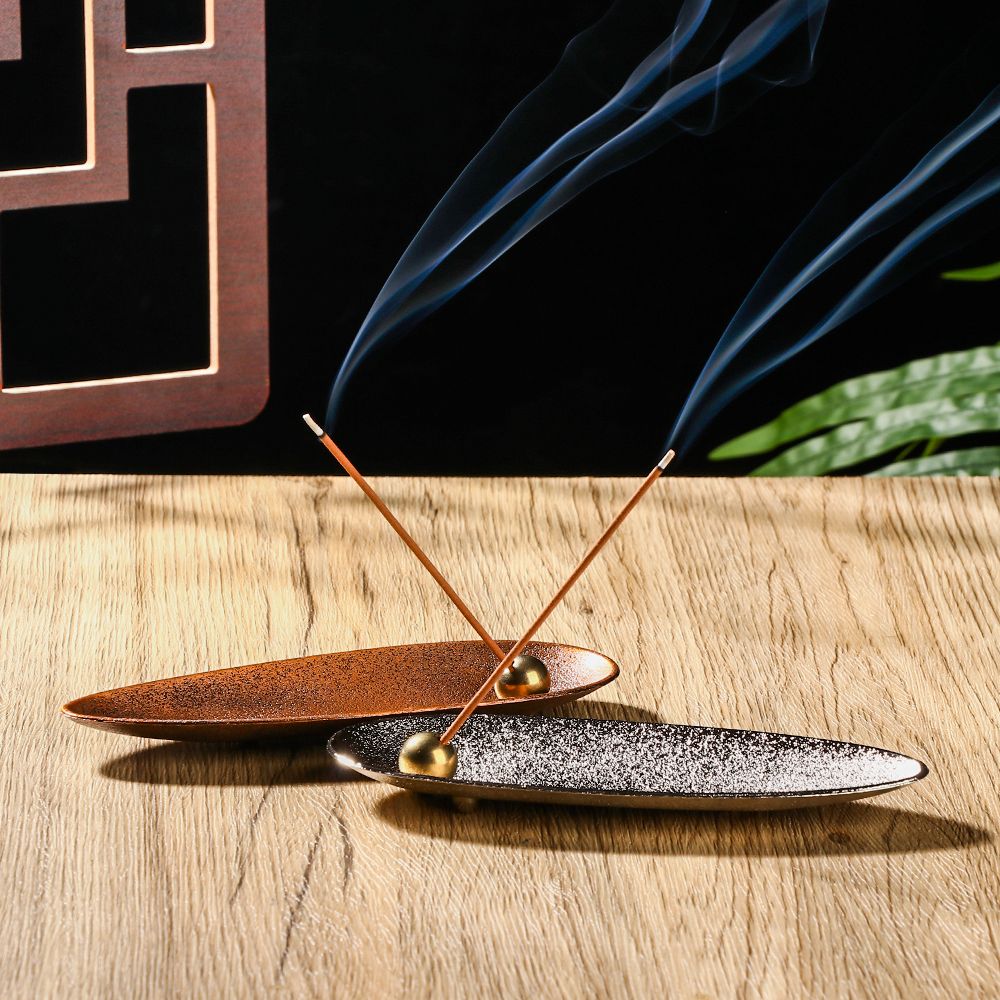 Simple Metallic Stick Incense Burner - High Street Cottage