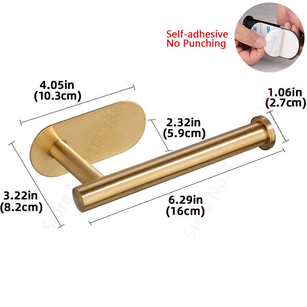 Sleek Toilet Paper and Towel Holders - High Street Cottage