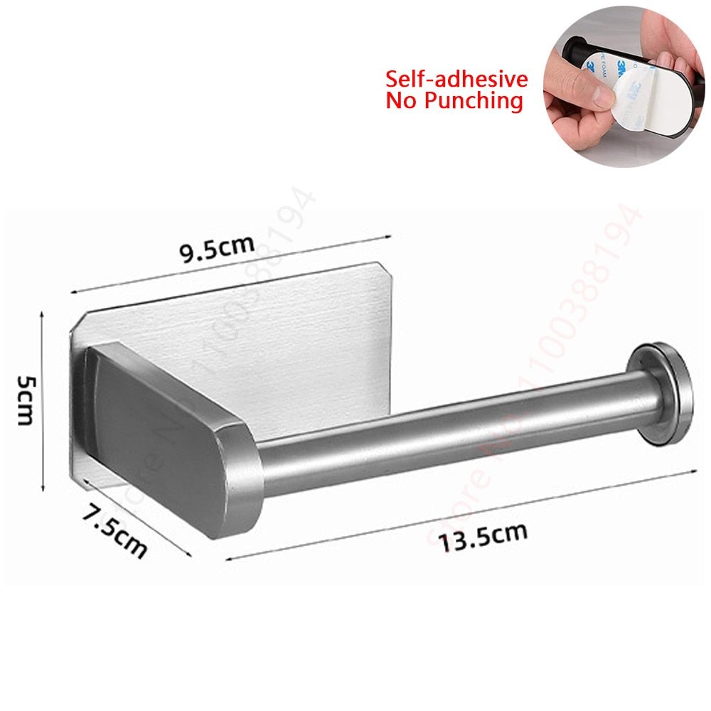Sleek Toilet Paper and Towel Holders - High Street Cottage