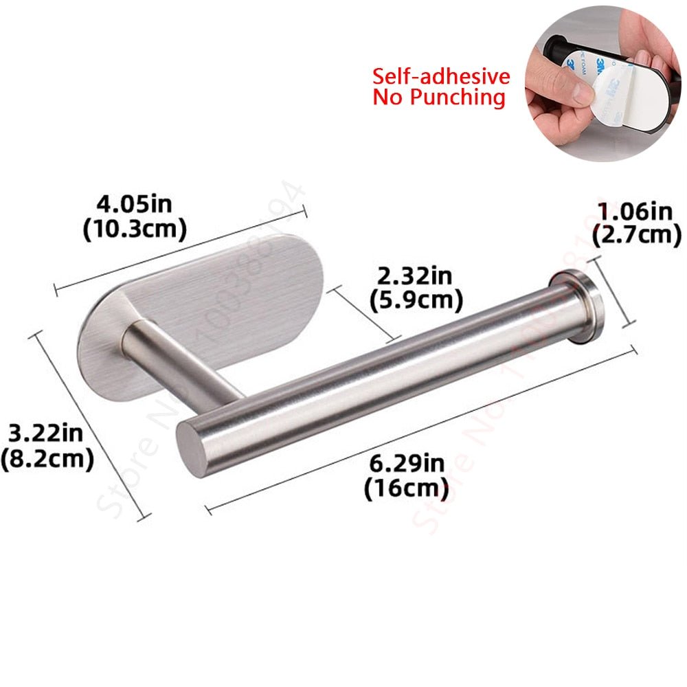 Sleek Toilet Paper and Towel Holders - High Street Cottage