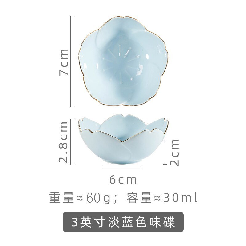 Small Cherry Blossom Ceramic Dish - 3 colors - High Street Cottage
