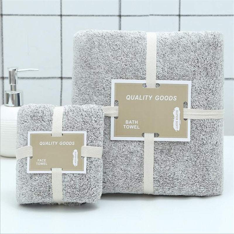 Soft Velvety Bath Towels - High Street Cottage