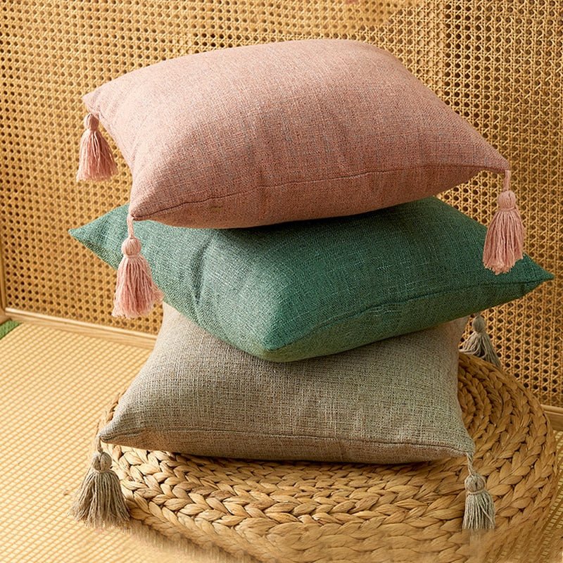 Solid Color Pillow Covers in 5 colors - High Street Cottage