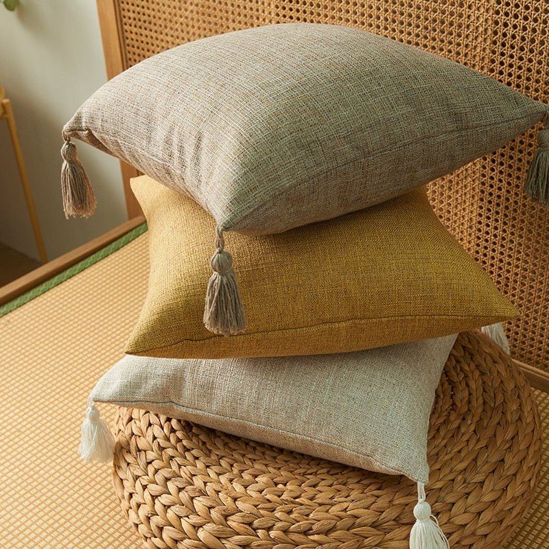 Solid Color Pillow Covers in 5 colors - High Street Cottage