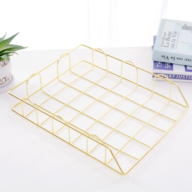 Stackable Wire Paper Tray/Office Rack - High Street Cottage