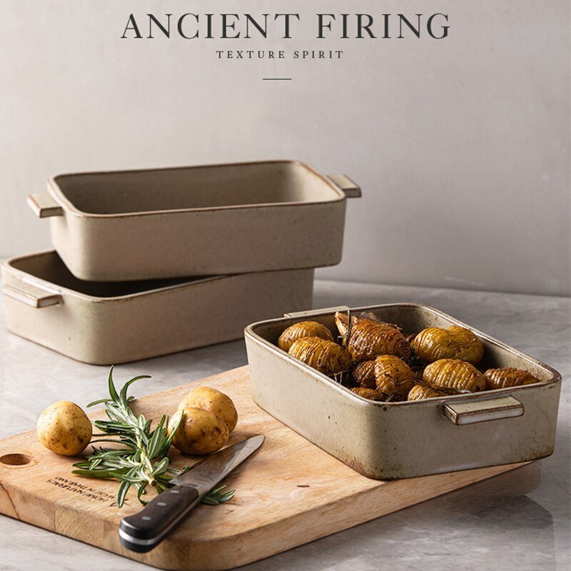 Stoneware Baking Dish - High Street Cottage