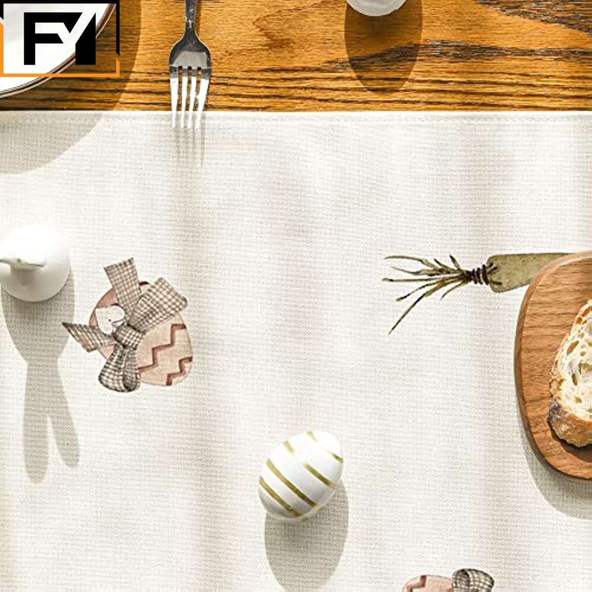Sweet and Whimsical Spring Bunny Themed Table Runners - High Street Cottage