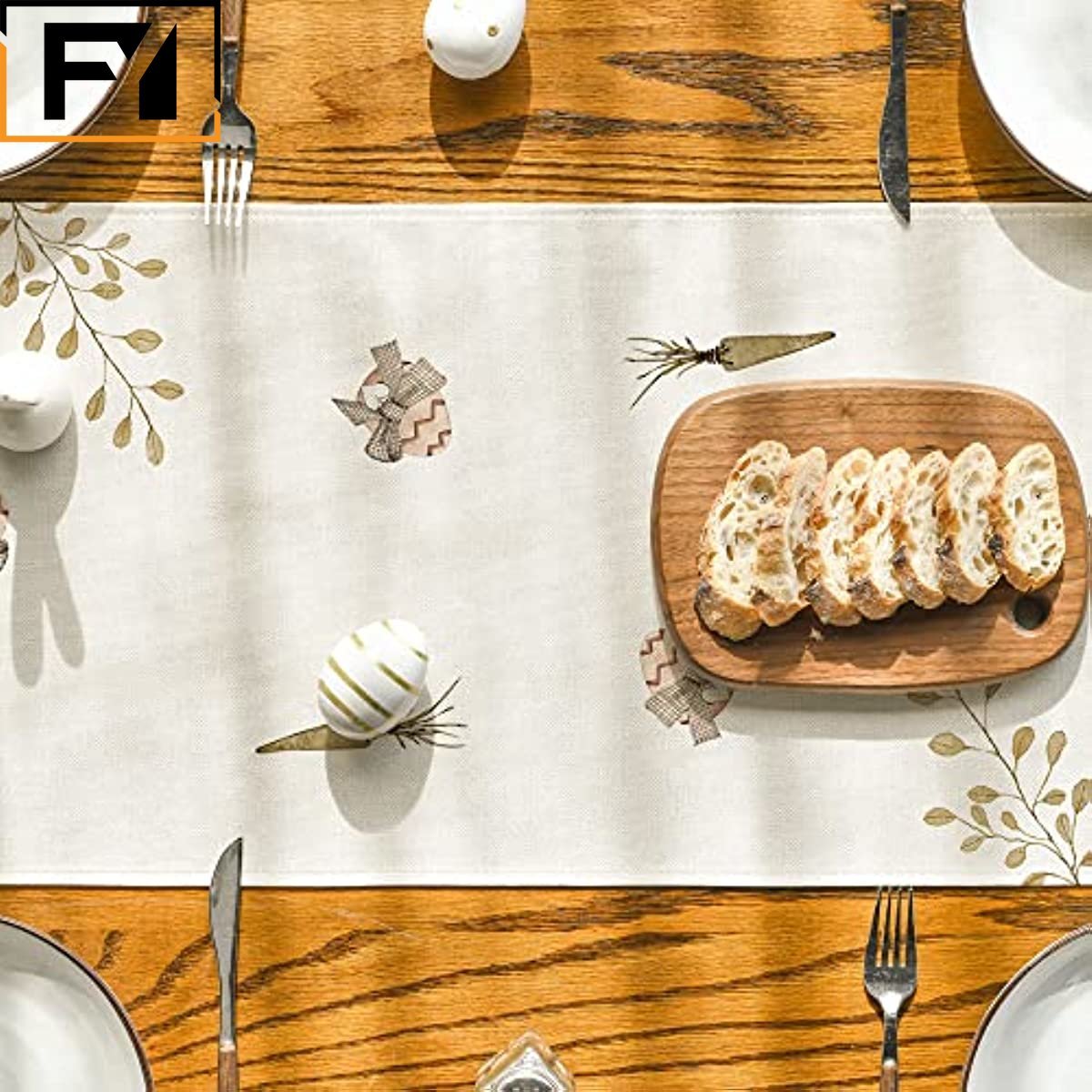 Sweet and Whimsical Spring Bunny Themed Table Runners - High Street Cottage