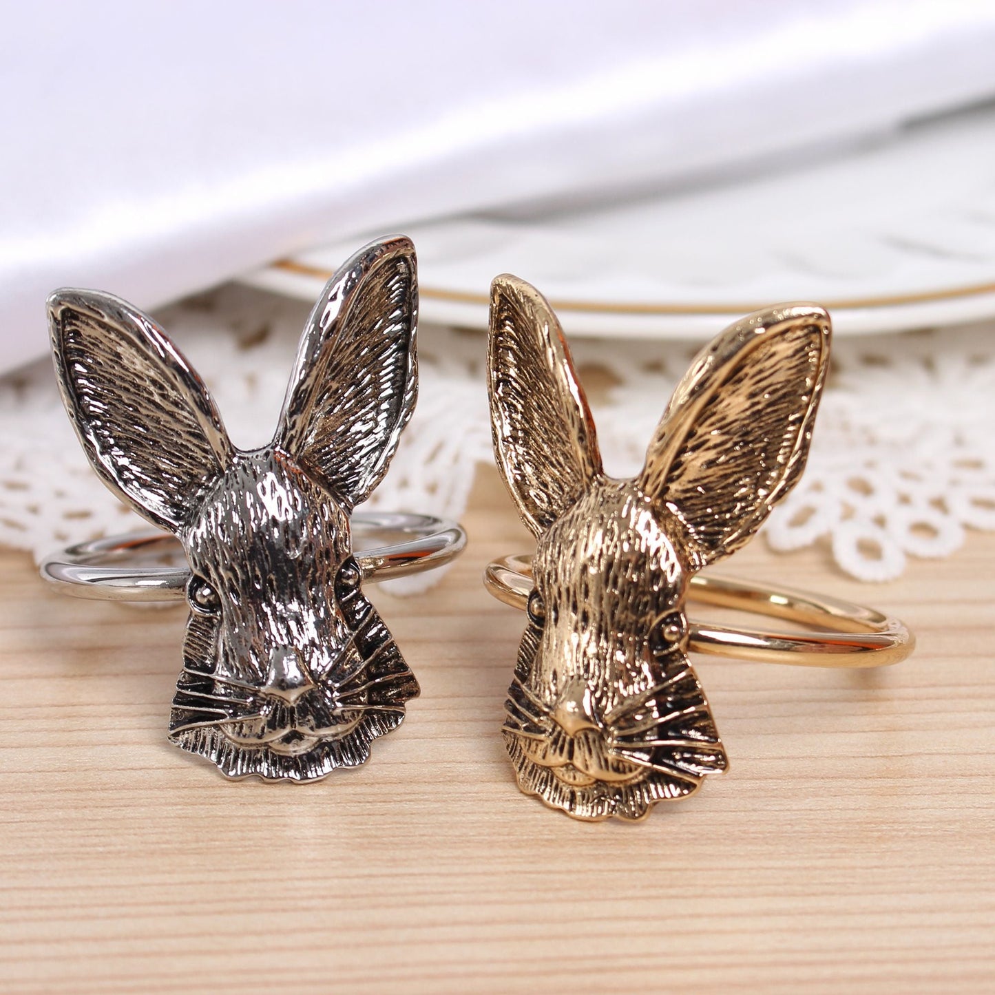 Sweet Bunny Ear Napkin Rings - High Street Cottage
