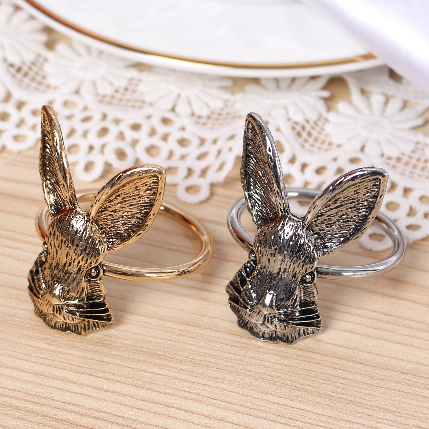 Sweet Bunny Ear Napkin Rings - High Street Cottage