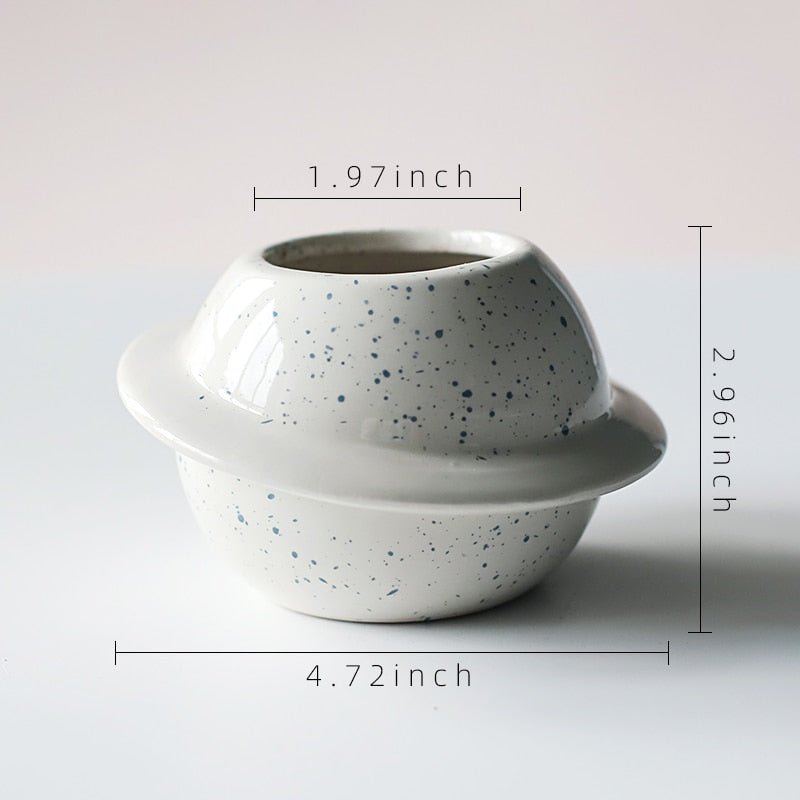 Sweet Little Planet Shaped Succulent Pots - High Street Cottage