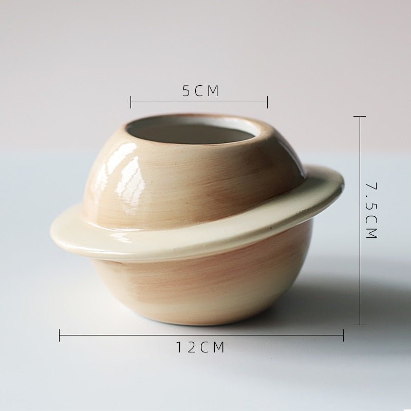 Sweet Little Planet Shaped Succulent Pots - High Street Cottage