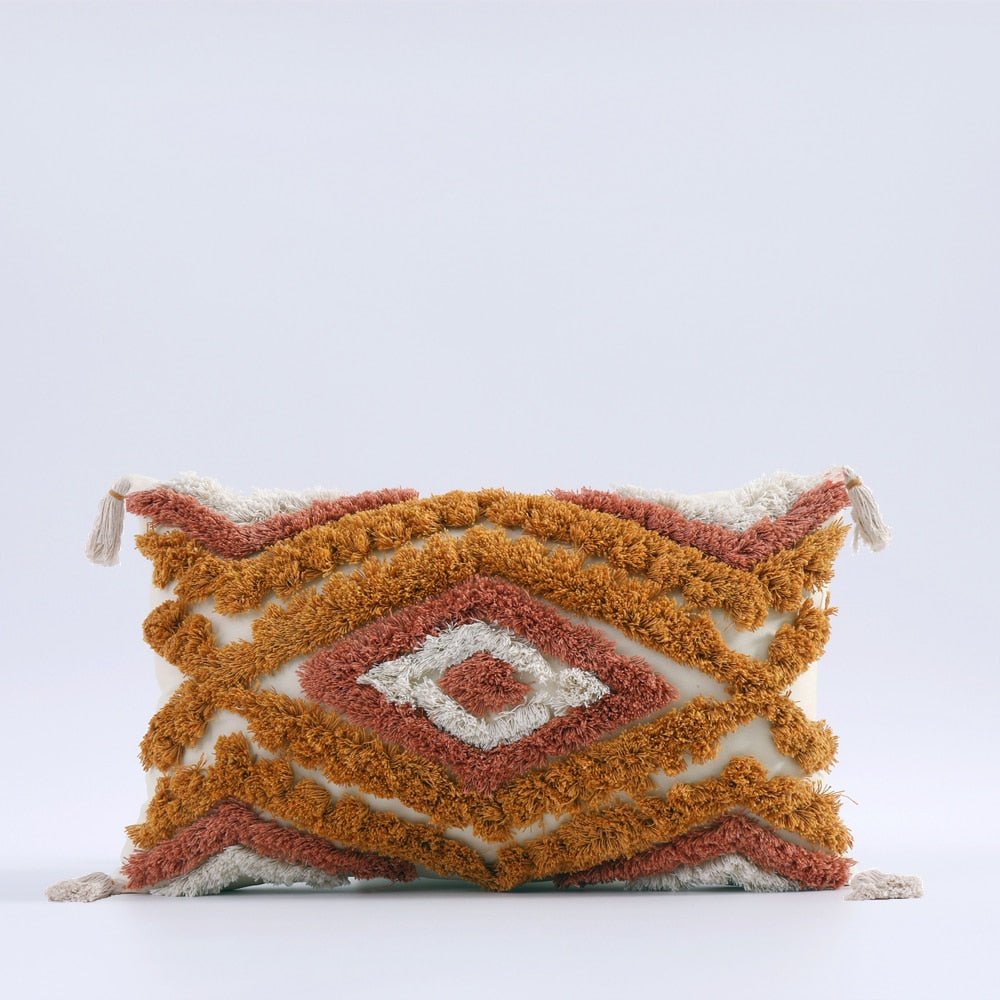 Tufted and Textured Boho Throw Pillow Covers - High Street Cottage