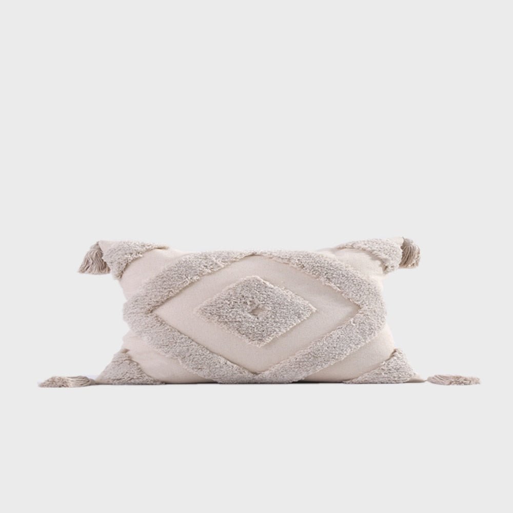 Tufted and Textured Boho Throw Pillow Covers - High Street Cottage