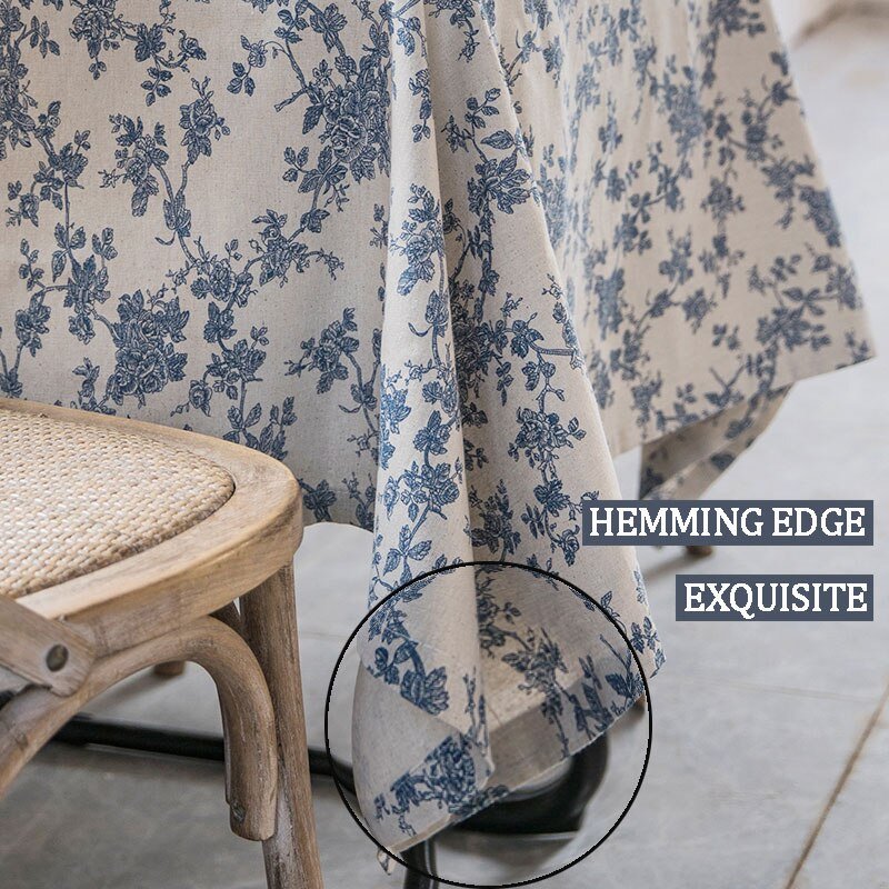 Vintage Cottage Floral Cotton Tablecloths - High Street Cottage