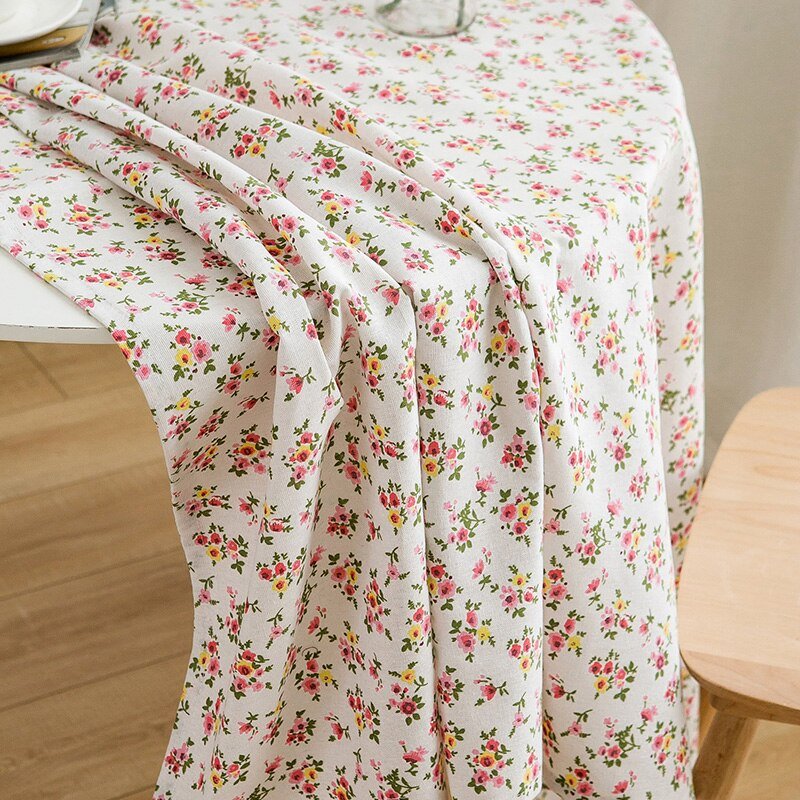 Vintage Cottage Floral Cotton Tablecloths - High Street Cottage