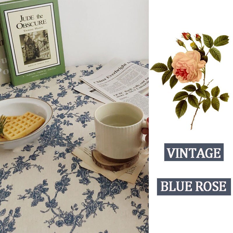 Vintage Cottage Floral Cotton Tablecloths - High Street Cottage