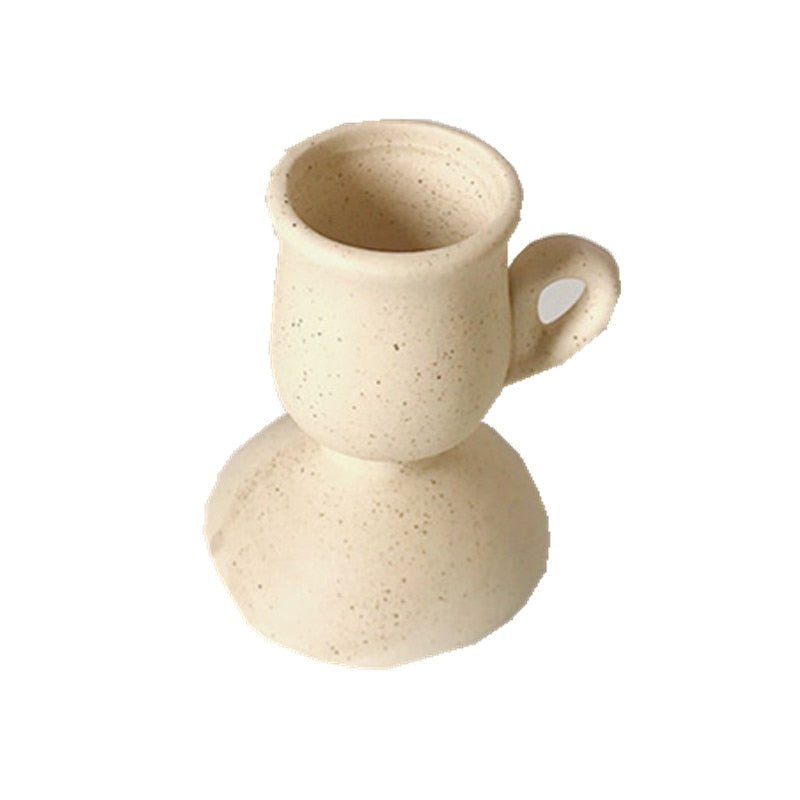 Vintage Style Ceramic Candle Holder - High Street Cottage