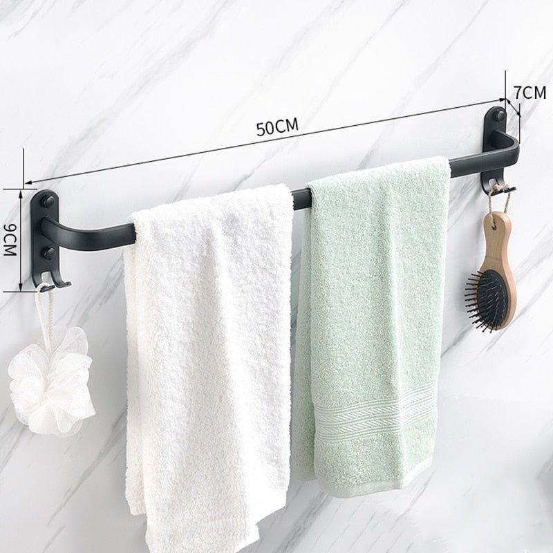 Wall Mounted Towel Racks - High Street Cottage