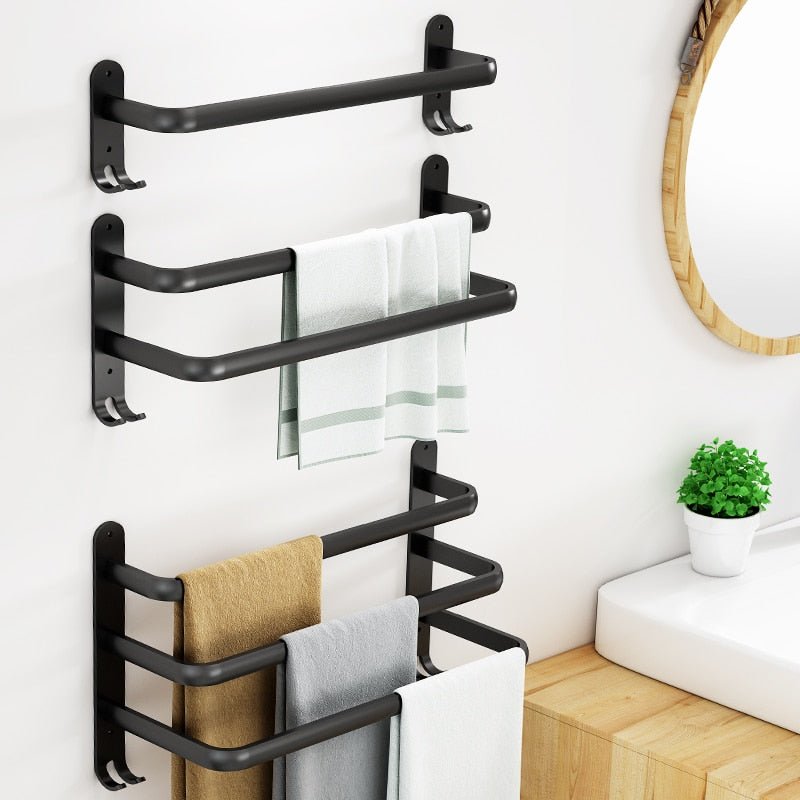 Wall Mounted Towel Racks - High Street Cottage