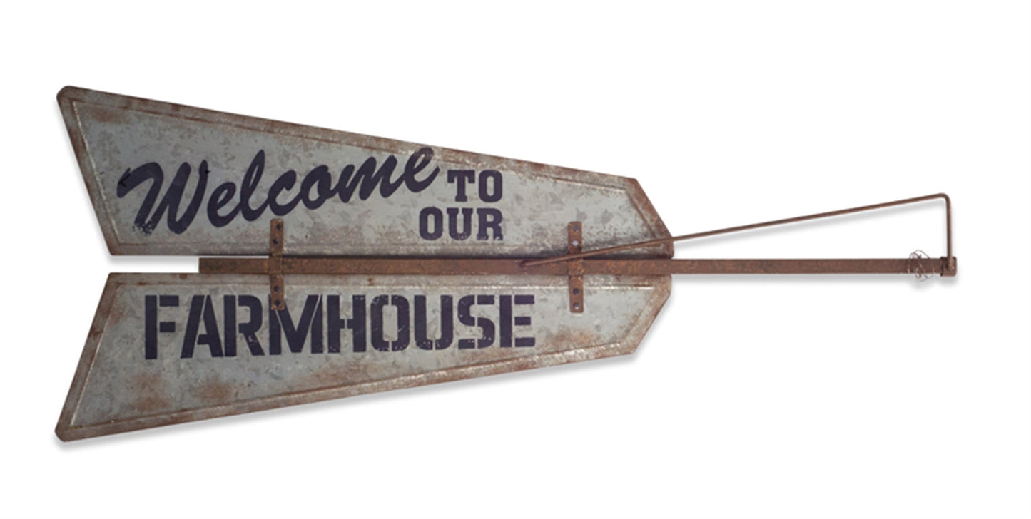 Welcome to Our Farmhouse Windmill Sign - High Street Cottage
