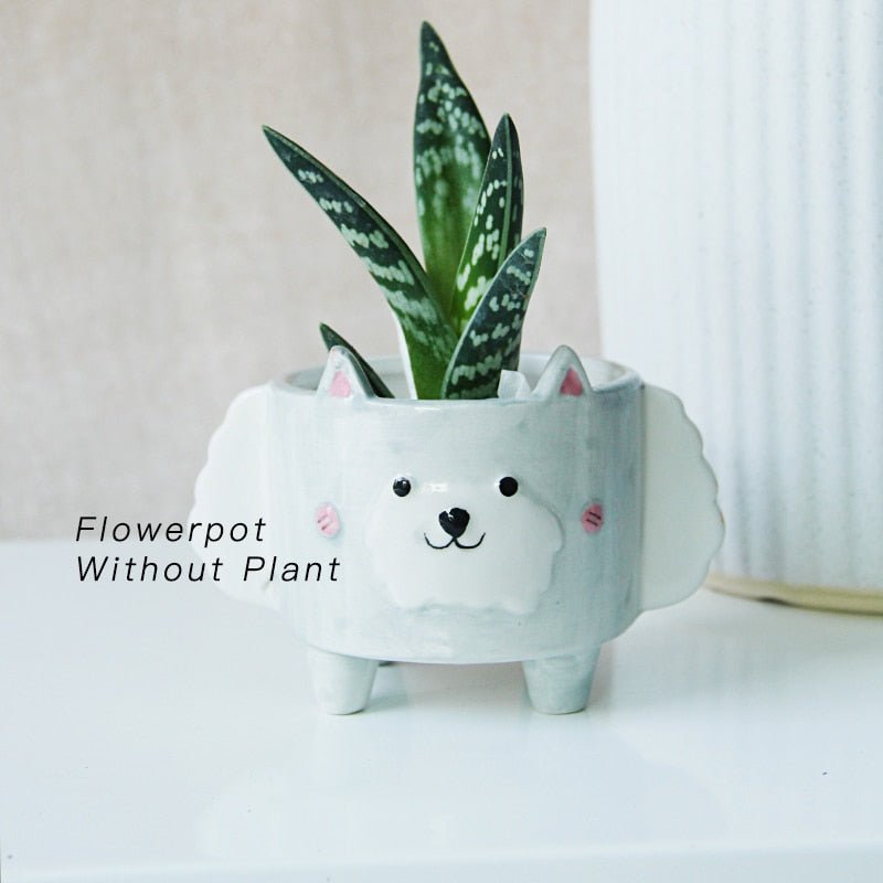 Whimsical Animal Ceramic Pots - High Street Cottage