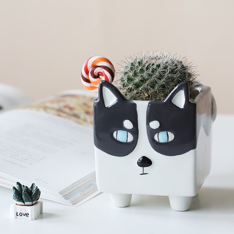 Whimsical Animal Ceramic Pots - High Street Cottage