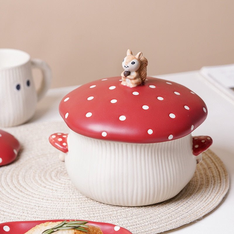 Whimsical Woodland Mushroom Tableware - High Street Cottage