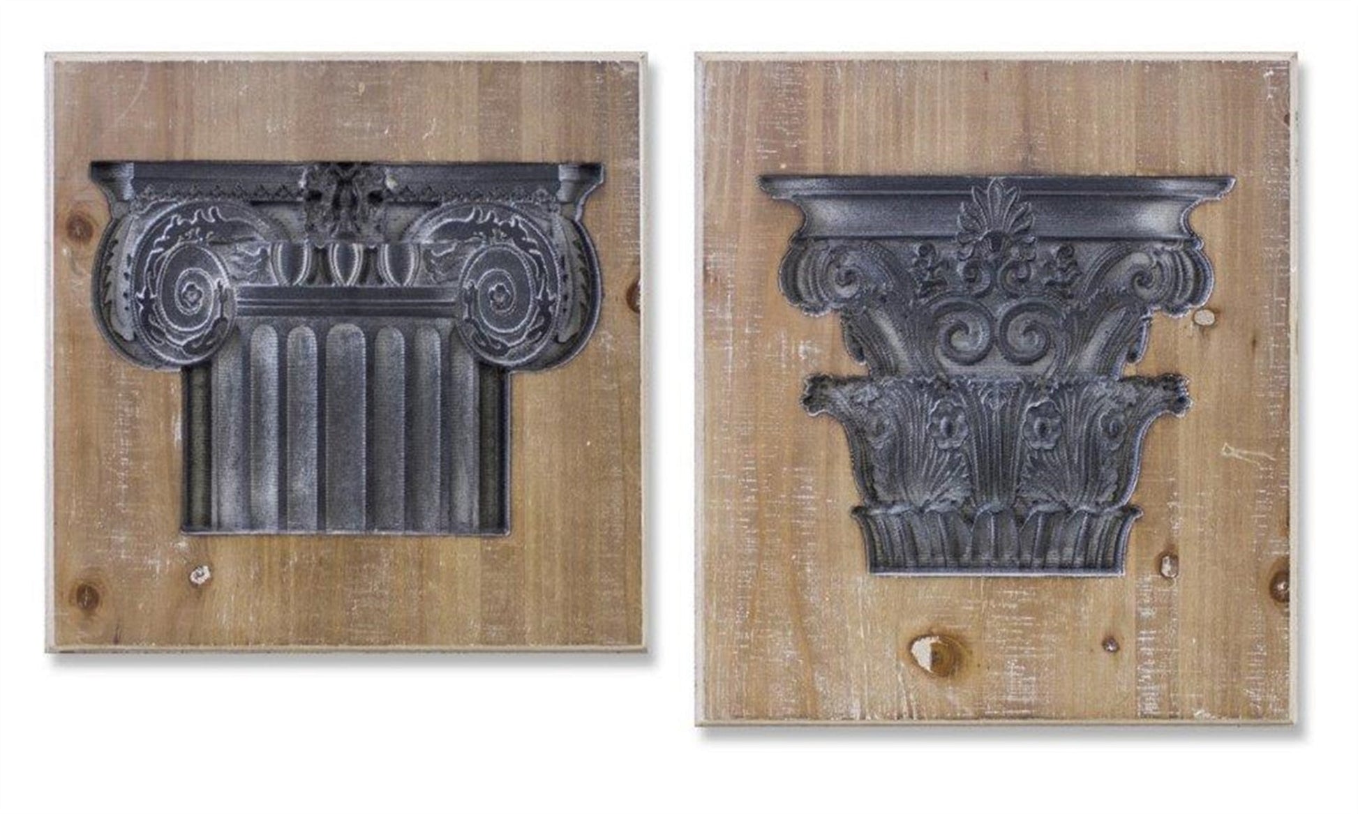 Antique Column Wall Plaques - High Street Cottage