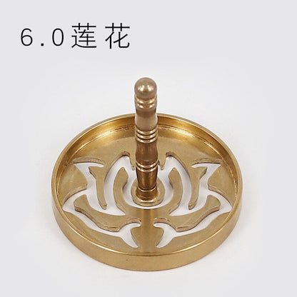 Carved Brass Incense Burner - High Street Cottage