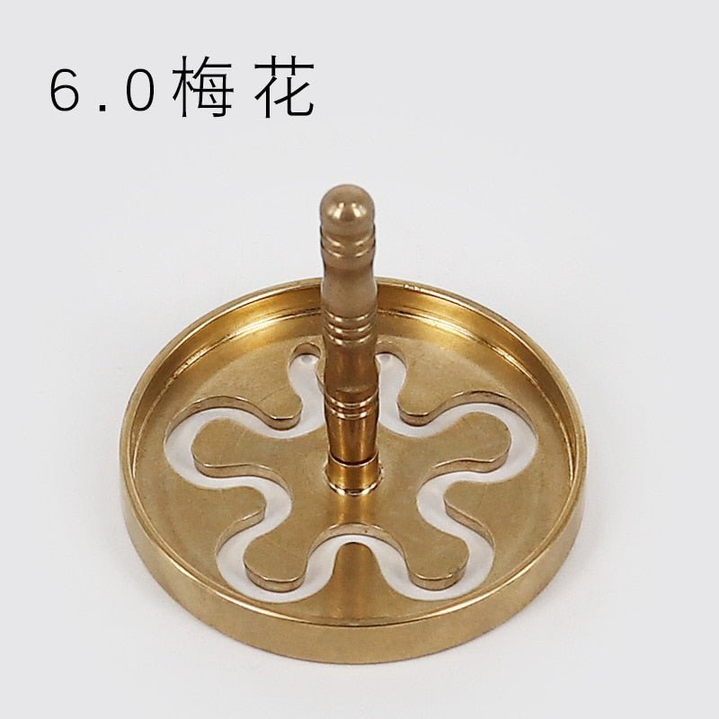 Carved Brass Incense Burner - High Street Cottage