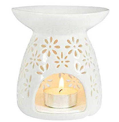 Ceramic Tea Light Oil Burner - High Street Cottage