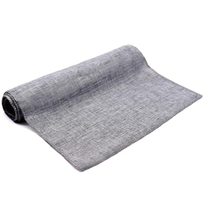 Classic Burlap Table Runner in Brown or Gray - High Street Cottage