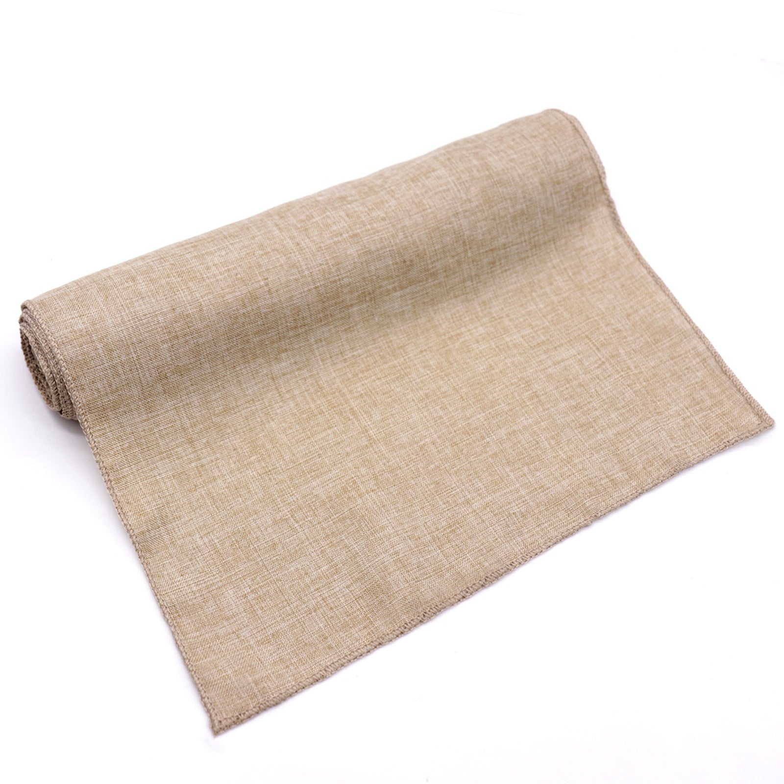 Classic Burlap Table Runner in Brown or Gray - High Street Cottage