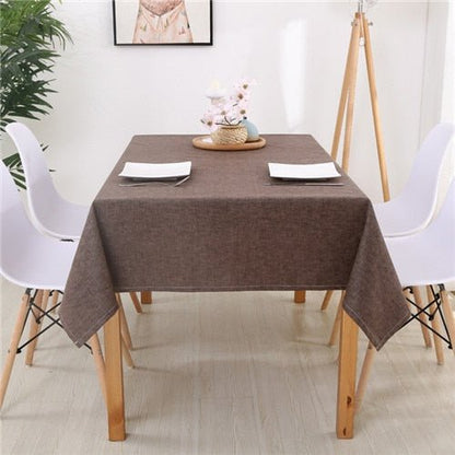 Classic Simplicity Solid Color Tablecloths - High Street Cottage