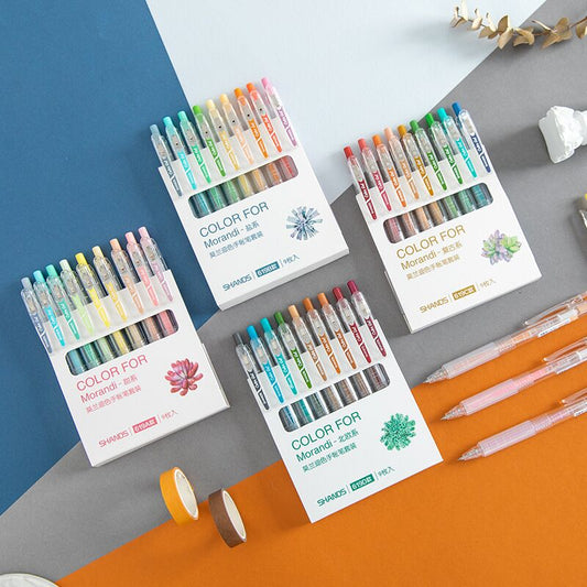 Colorful Artist Gel Pen Collections - High Street Cottage