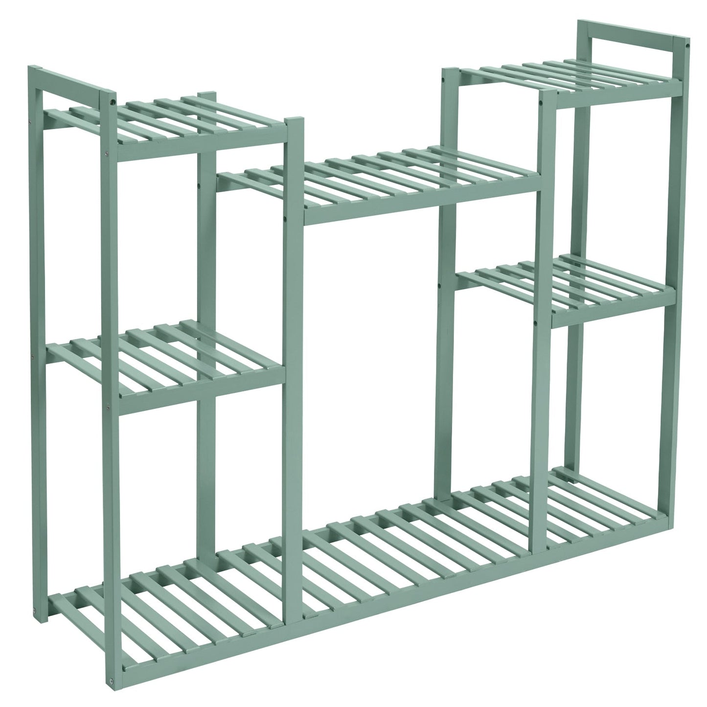 Cottage Blue Bamboo Plant Stand - High Street Cottage