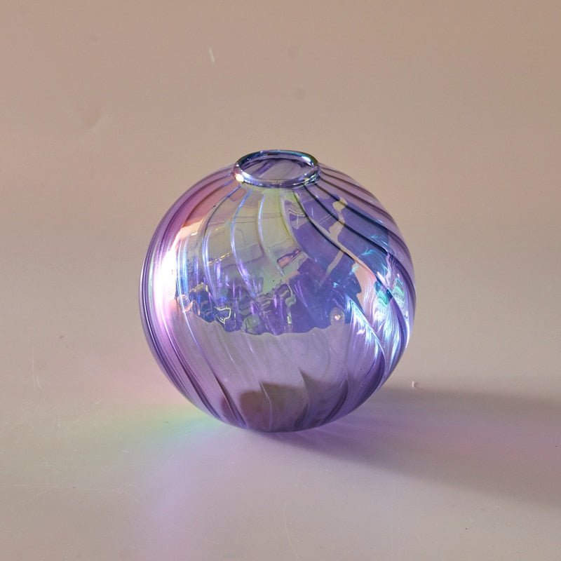 Iridescent Ball Bud Vases - High Street Cottage